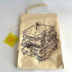 NWT Eco Friendly Canvas Lunch Bag